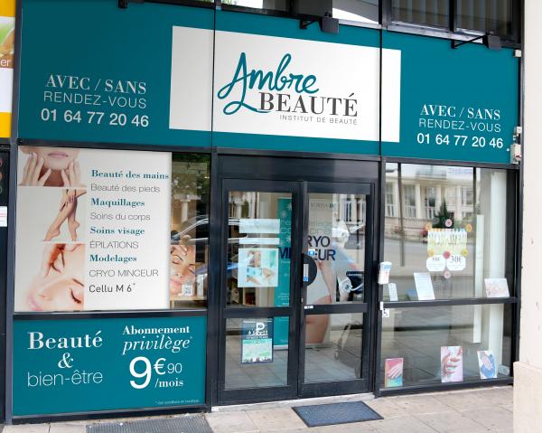 enseigne vitrine publicité logotype 